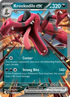Krookodile ex, Chaos Rising 055/86