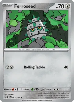 Ferroseed, Chaos Rising 062/86