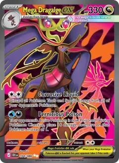 Mega Dragalge ex, Chaos Rising 104/86