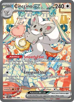 Cinccino ex, Chaos Rising 119/86
