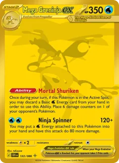 Mega Greninja ex, Chaos Rising 122/86