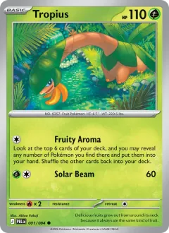 Tropius, Pitch Black 001/84