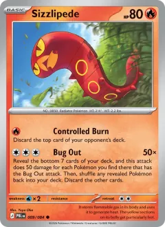 Sizzlipede, Pitch Black 009/84