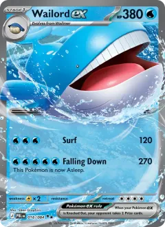 Wailord ex, Pitch Black 016/84
