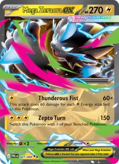 Mega Zeraora ex, Pitch Black 027/84