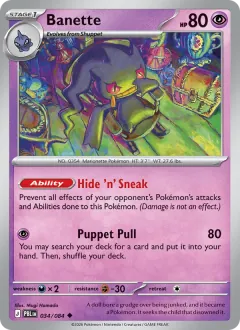 Banette, Pitch Black 034/84