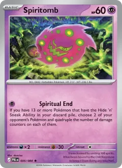 Spiritomb, Pitch Black 035/84