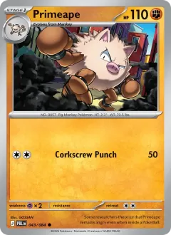 Primeape, Pitch Black 043/84