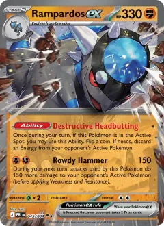 Rampardos ex, Pitch Black 045/84