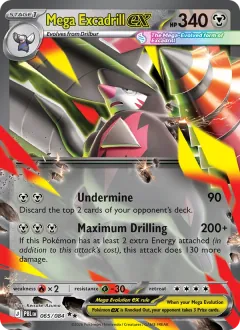 Mega Excadrill ex, Pitch Black 065/84