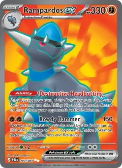 Rampardos ex, Pitch Black 100/84