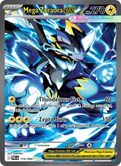 Mega Zeraora ex, Pitch Black 114/84