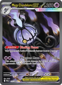 Mega Chandelure ex, Pitch Black 115/84
