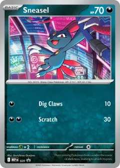 Sneasel, MEP Black Star Promos 020