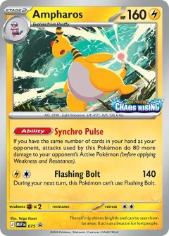 Ampharos, MEP Black Star Promos 075