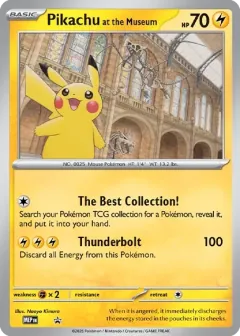 Pikachu at the Museum, MEP Black Star Promos Museum