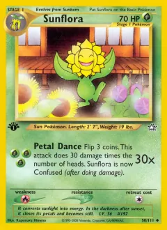 Sunflora, Neo Genesis 50/111