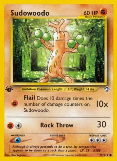 Sudowoodo, Neo Genesis 77/111