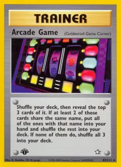 Arcade Game, Neo Genesis 83/111