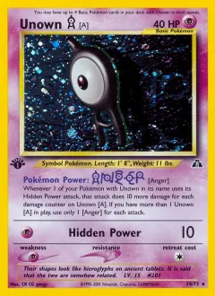 Unown [A], Neo Discovery 14/75