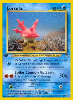 Corsola, Neo Discovery 37/75