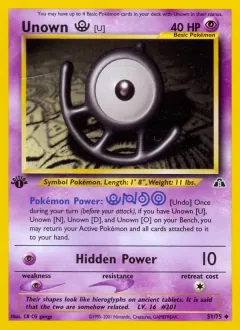 Unown [U], Neo Discovery 51/75