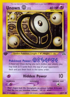 Unown [O], Neo Discovery 69/75