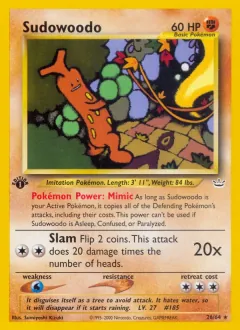 Sudowoodo, Neo Revelation 26/64