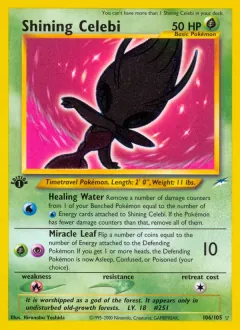 Shining Celebi, Neo Destiny 106/105
