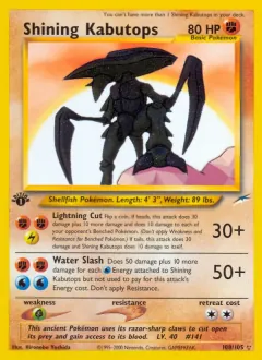 Shining Kabutops, Neo Destiny 108/105
