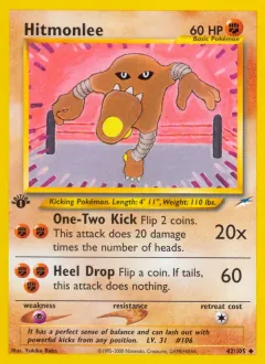 Hitmonlee, Neo Destiny 42/105