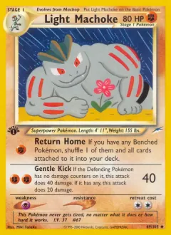 Light Machoke, Neo Destiny 49/105