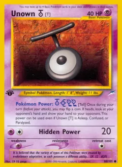 Unown [T], Neo Destiny 88/105