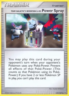 Team Galactic's Invention G-103 Power Spray, Platinum 117/127