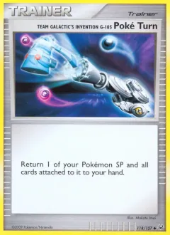 Team Galactic's Invention G-105 Poké Turn, Platinum 118/127