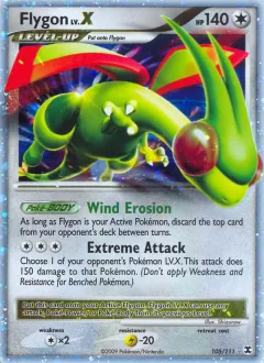Flygon LV.X, Rising Rivals 105/111