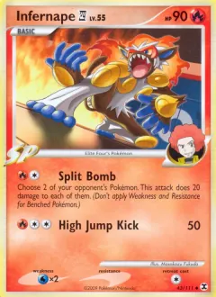 Infernape E4, Rising Rivals 43/111