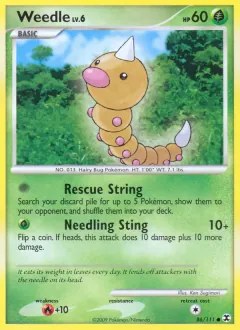 Weedle, Rising Rivals 86/111