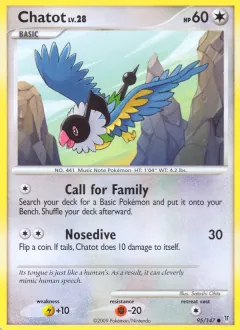 Chatot, Supreme Victors 95/147