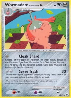 Wormadam Trash Cloak, Arceus 51/99