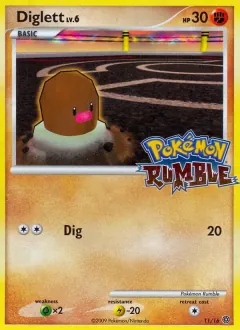 Diglett, Pokémon Rumble 11/16