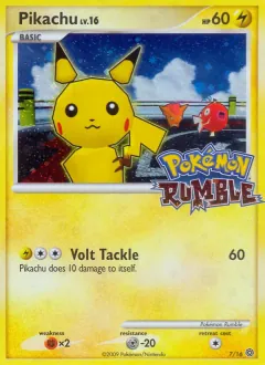 Pikachu, Pokémon Rumble 7/16