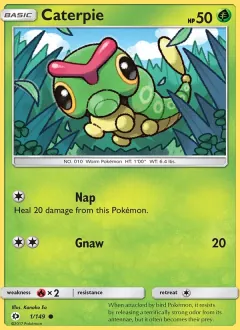 Caterpie, Sun & Moon 1/149