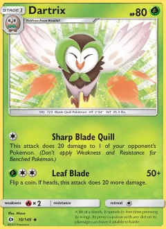 Dartrix, Sun & Moon 10/149