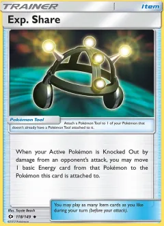 Exp. Share, Sun & Moon 118/149