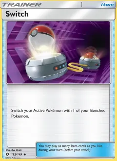 Switch, Sun & Moon 132/149