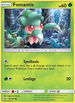 Fomantis, Sun & Moon 14/149