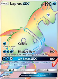 Lapras GX, Sun & Moon 151/149