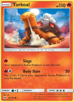 Torkoal, Sun & Moon 23/149