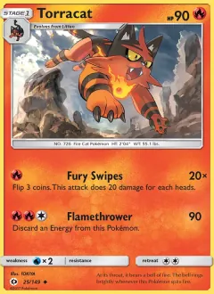 Torracat, Sun & Moon 25/149
